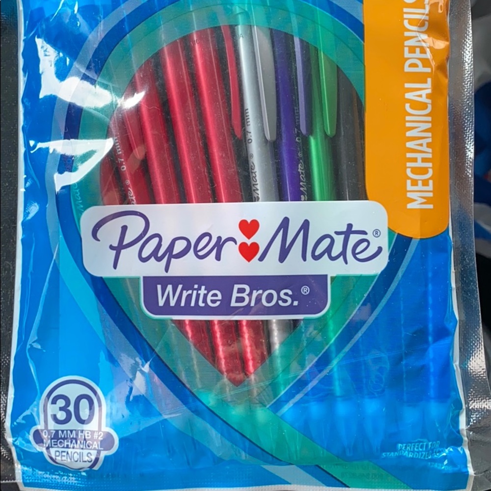 5 packs of 30 mechanical pencils